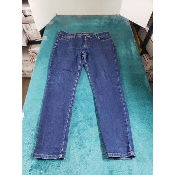 Michael Kors Jeans Size 6 Womens Blue Pants Denim Mid Rise Skinny - Picture 1 of 13